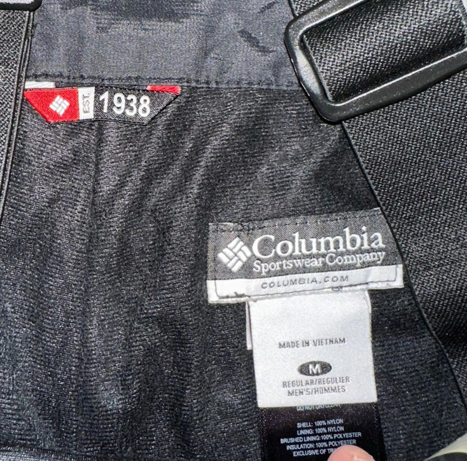 Columbia Columbia Omni-Tech Snow Pants M Regular Black Waterproof Size ONE SIZE - 8 Thumbnail