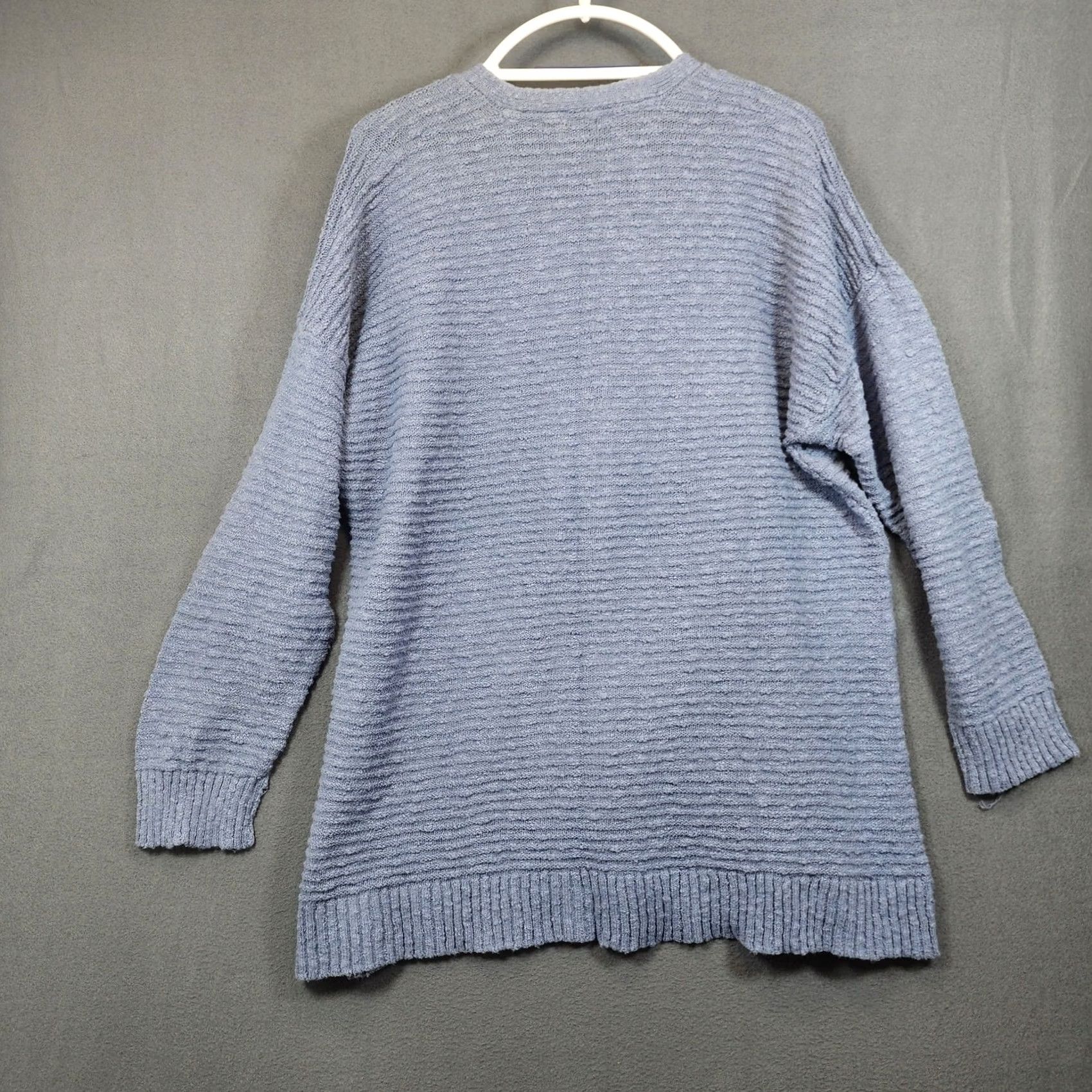 Vintage VINTAGE LL Bean Cardigan Open Front 1X Plus Womens Cotton Blue Casual Sweater Long Sleeve 100% Cotton Size XL / US 12-14 / IT 48-50 - 2 Thumbnail