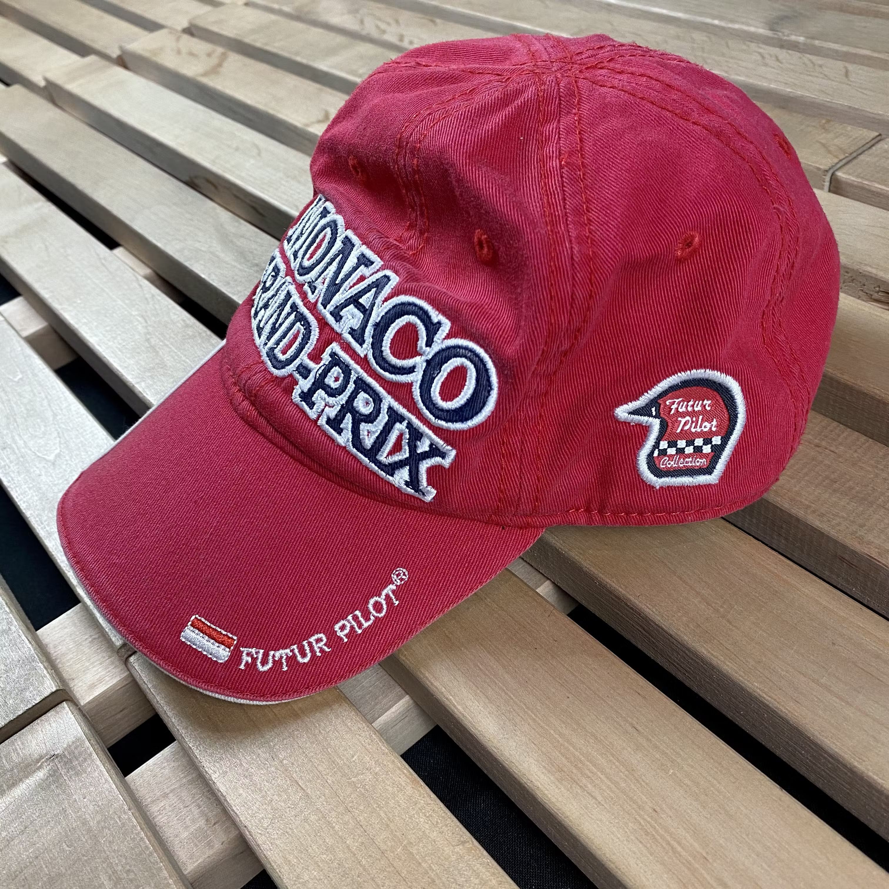 Vintage Mens Cap Racing Monaco Gand Prix Vintage One Size Size ONE SIZE - 3 Thumbnail