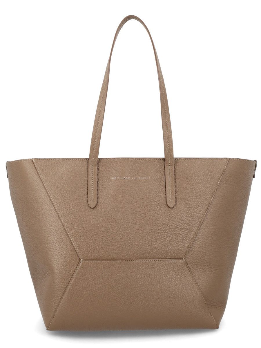 Brunello Cucinelli BRUNELLO CUCINELLI BAG "BC DUO" MEDIUM - BROWN Size ONE SIZE - 1 Thumbnail