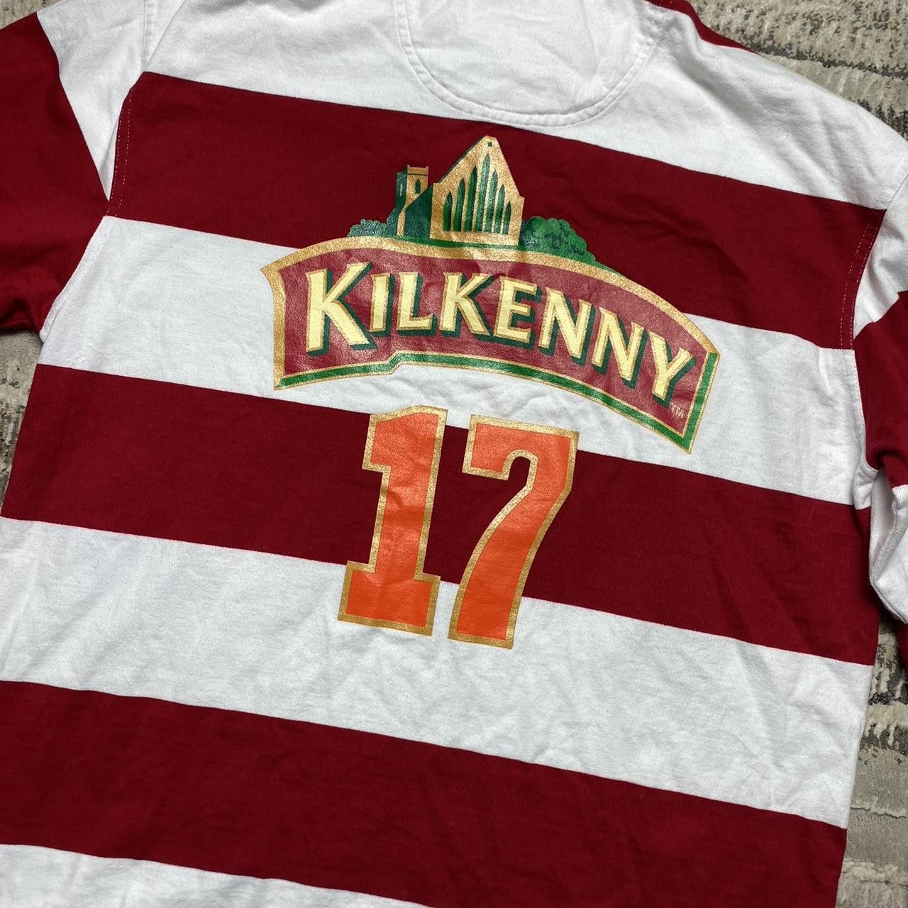 Japanese Brand Vintage Kilkenny Rugby Shirt Red/White XL Size US XL / EU 56 / 4 - 3 Thumbnail