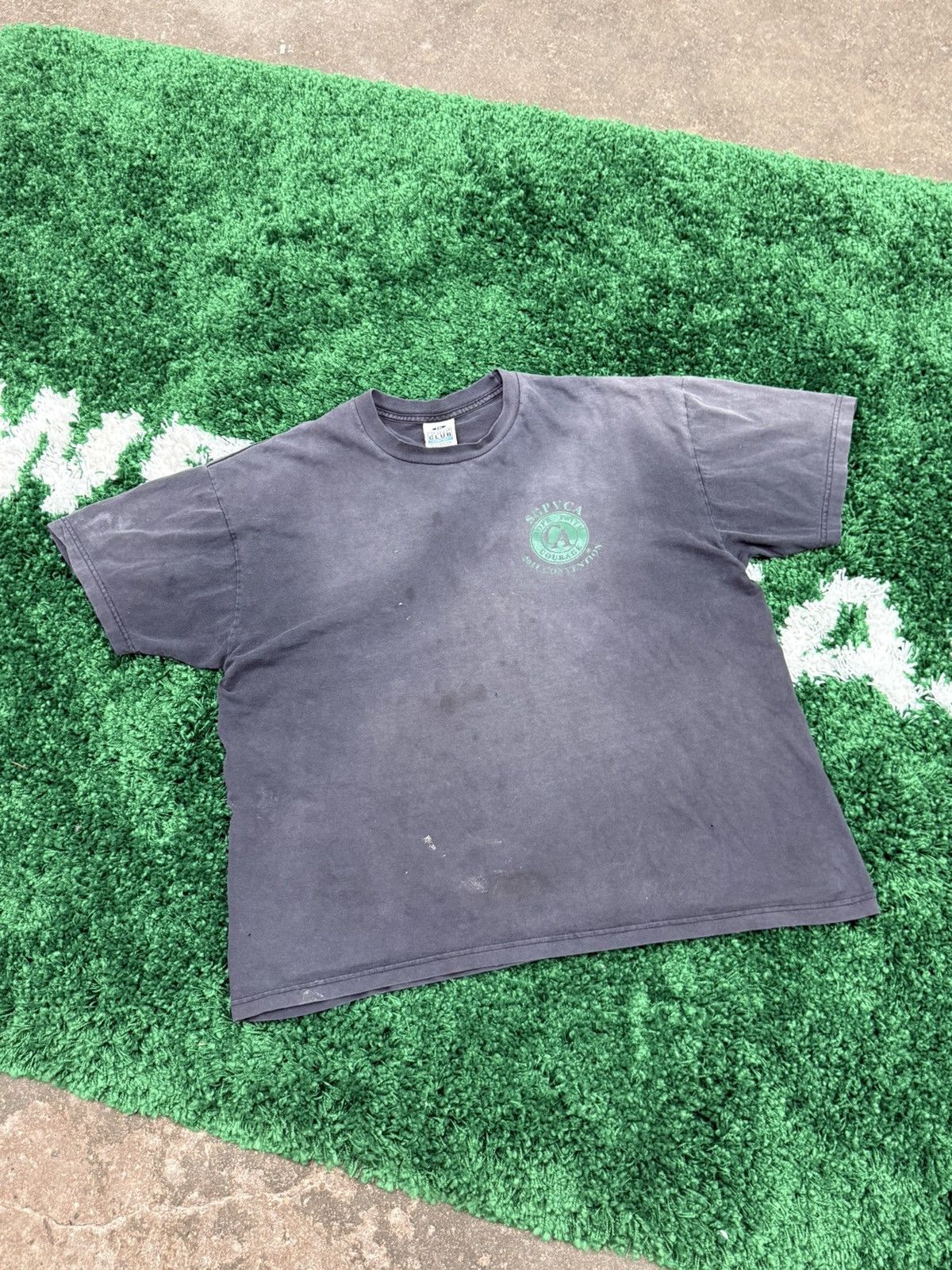 Vintage Cocaine Anonymous San Gabriel Pomona Tee Rehab Drug Pro Club Size US XXL / EU 58 / 5 - 3 Thumbnail