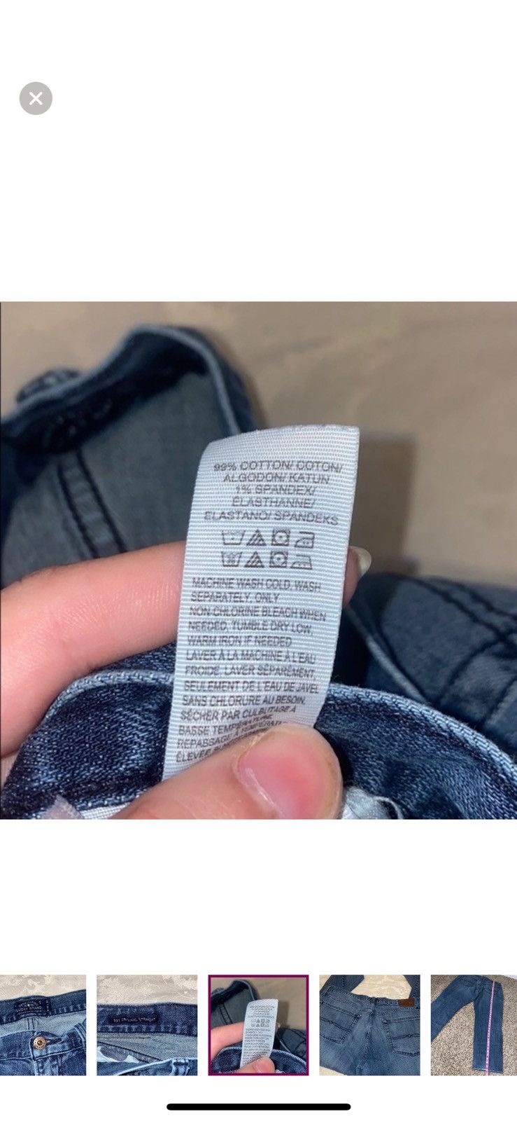 Lucky Brand Lucky brand 221 original straight jeans size 36 Size US 36 / EU 52 - 5 Thumbnail