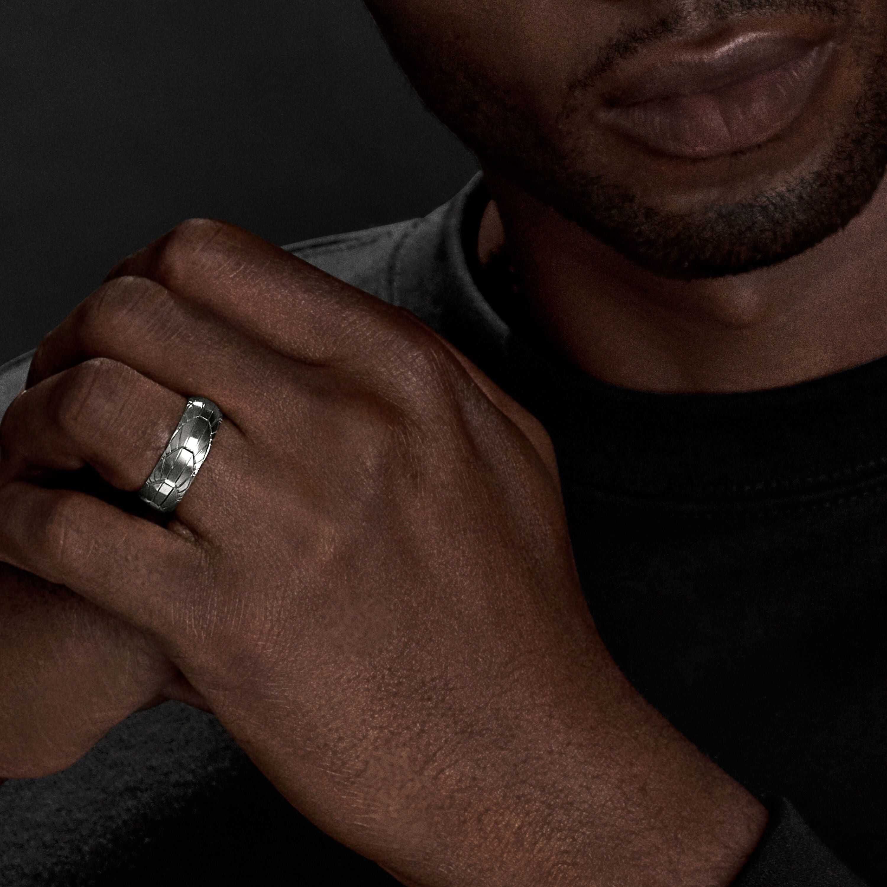 David Yurman o1w1db10526 R25750M/Size 9/ Empire Band Ring in Silver Size ONE SIZE - 5 Thumbnail