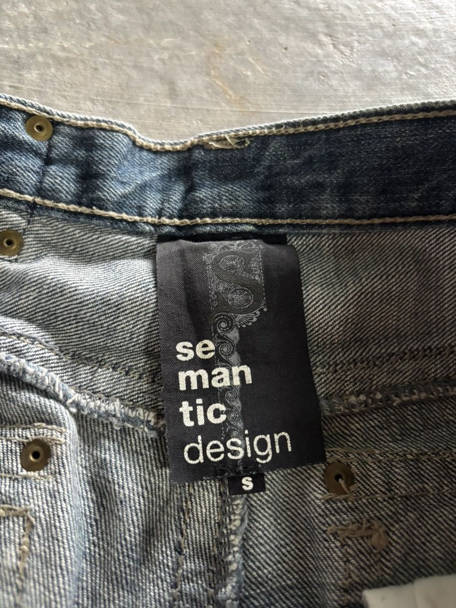 Hysteric Glamour × semanticdesign SICK FLARE DISTRESSED SEMANTIC DESIGN WASHED LEATHER POCKET Size US 29 - 5 Thumbnail