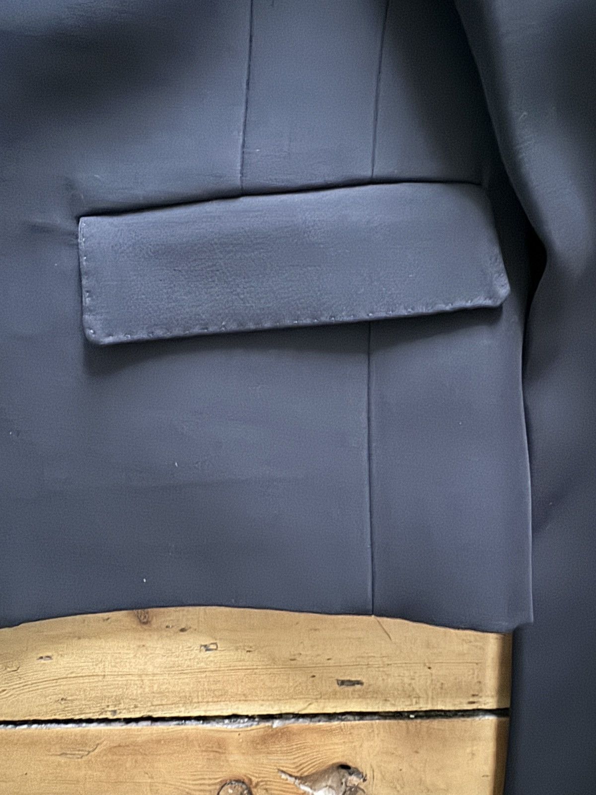 Rick Owens LAST DROP Alice jacket with Neue shoulders, silk / wool Size 40S - 3 Thumbnail