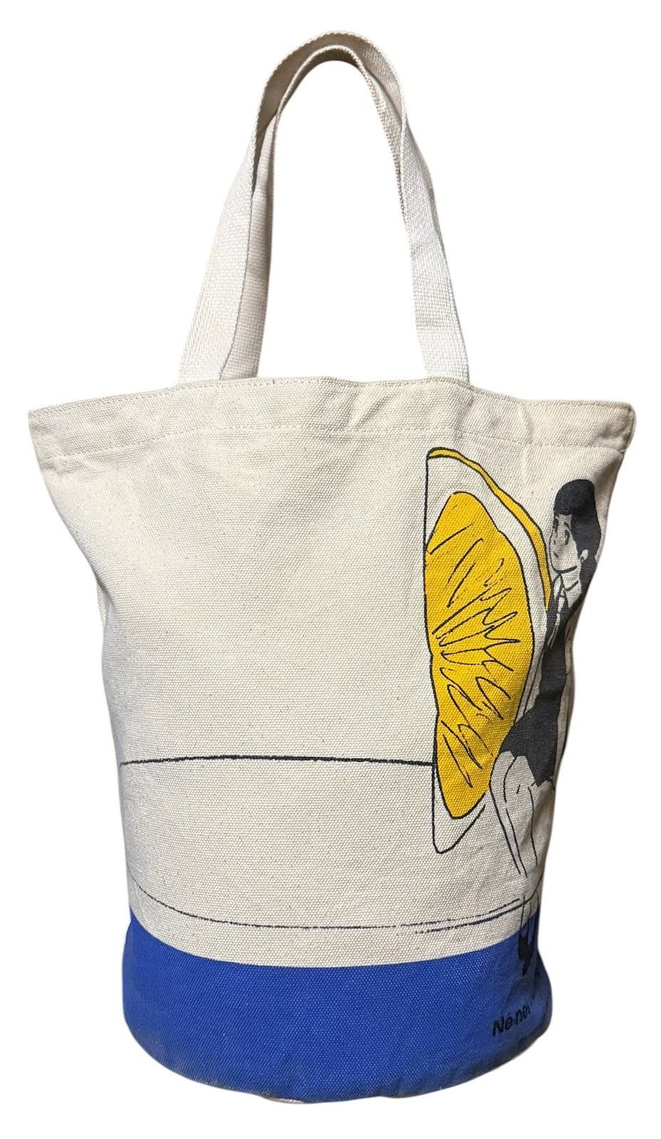 Issey Miyake Ne-net Totes Bag Canvas Collaboration Kitan Club From 2013 Size ONE SIZE - 1 Thumbnail