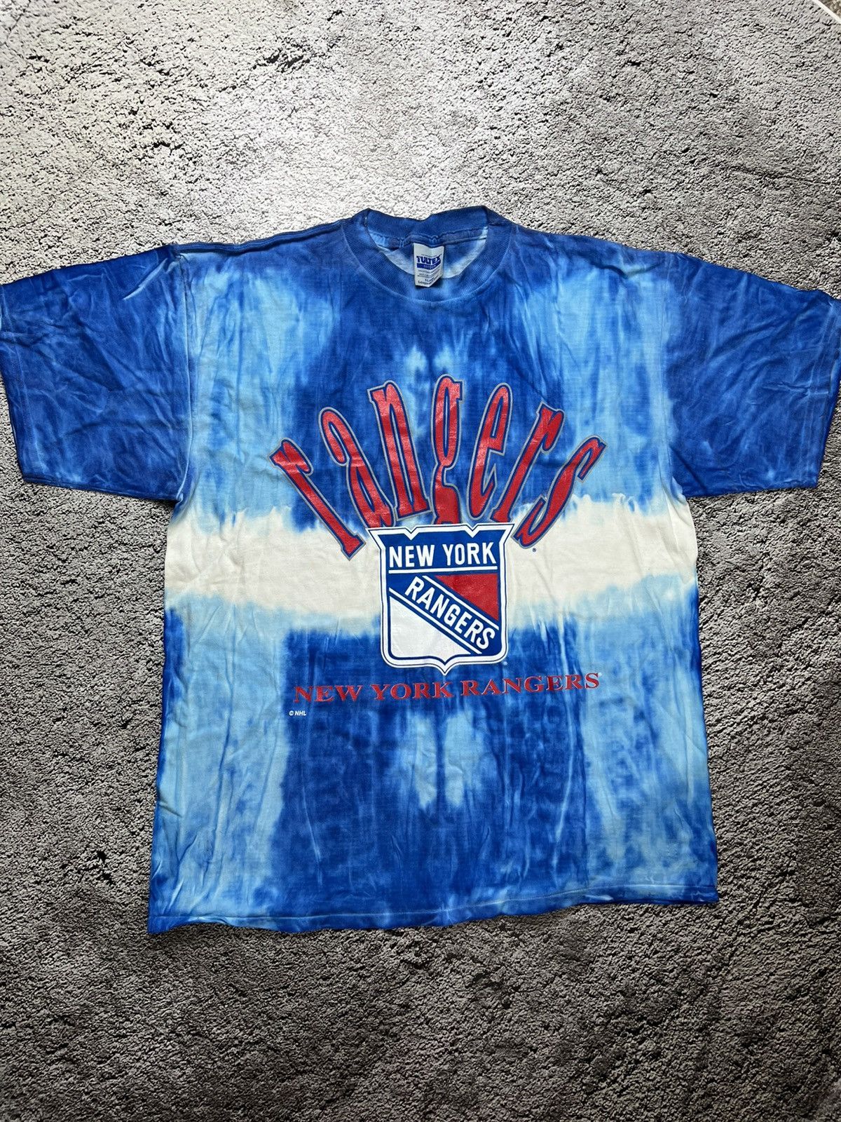 90’s New York Rangers NHL tie die dyed vintage t shirt