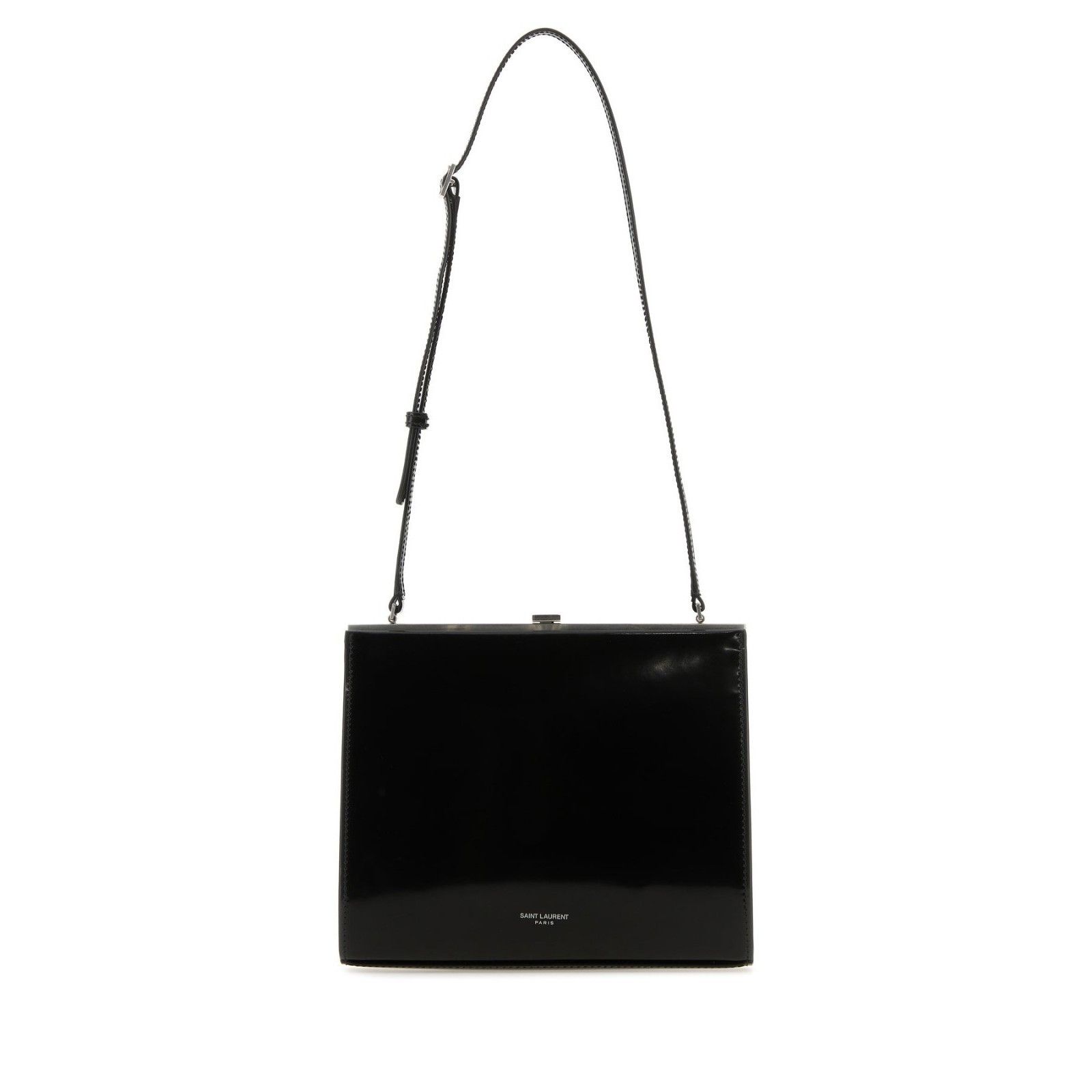 SAINT LAURENT Le Anne-Marie Black Leather Shoulder Bag New A