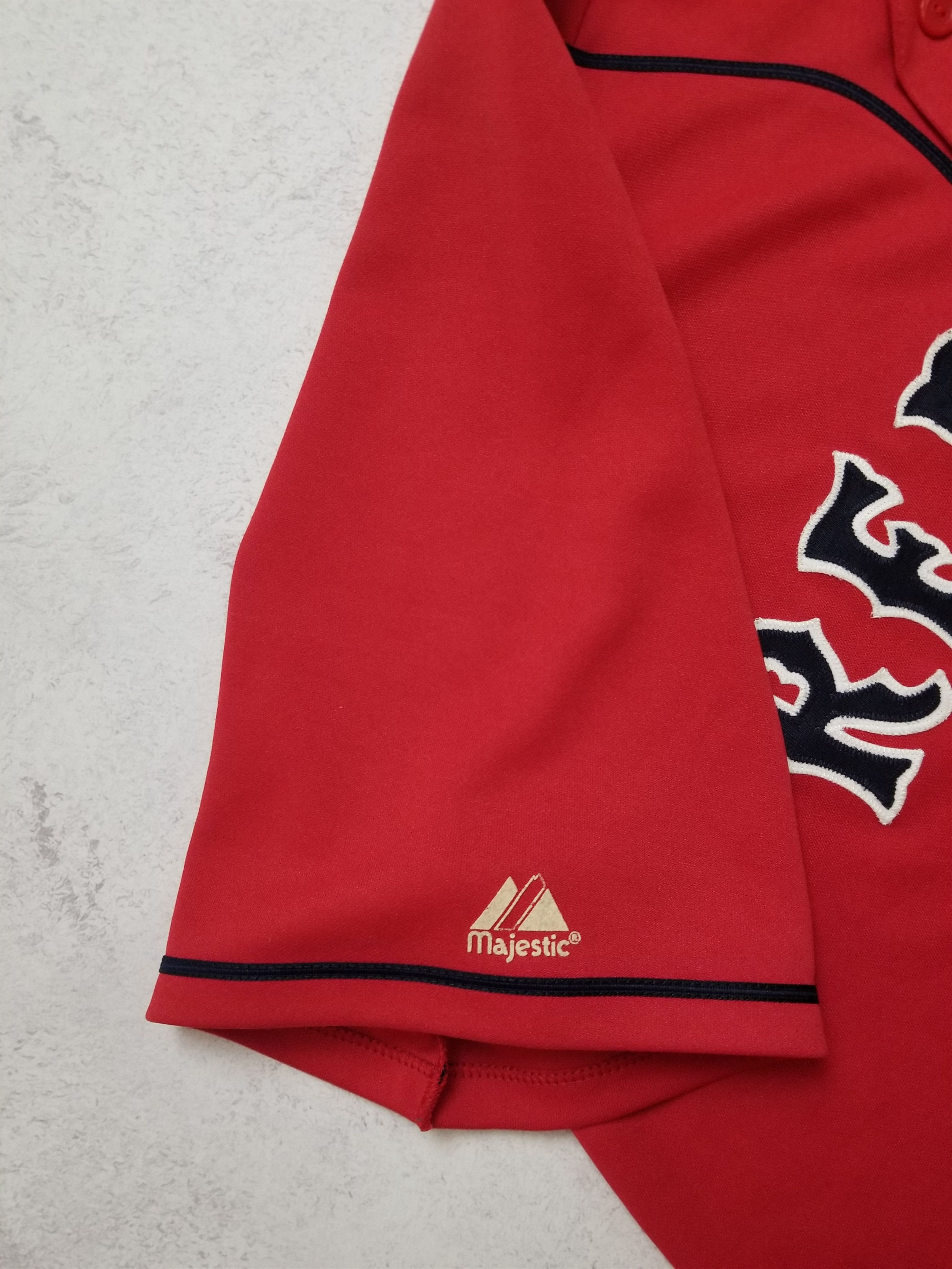Majestic Boston Red Sox Stitched MLB Jersey Size US L / EU 52-54 / 3 - 11 Thumbnail