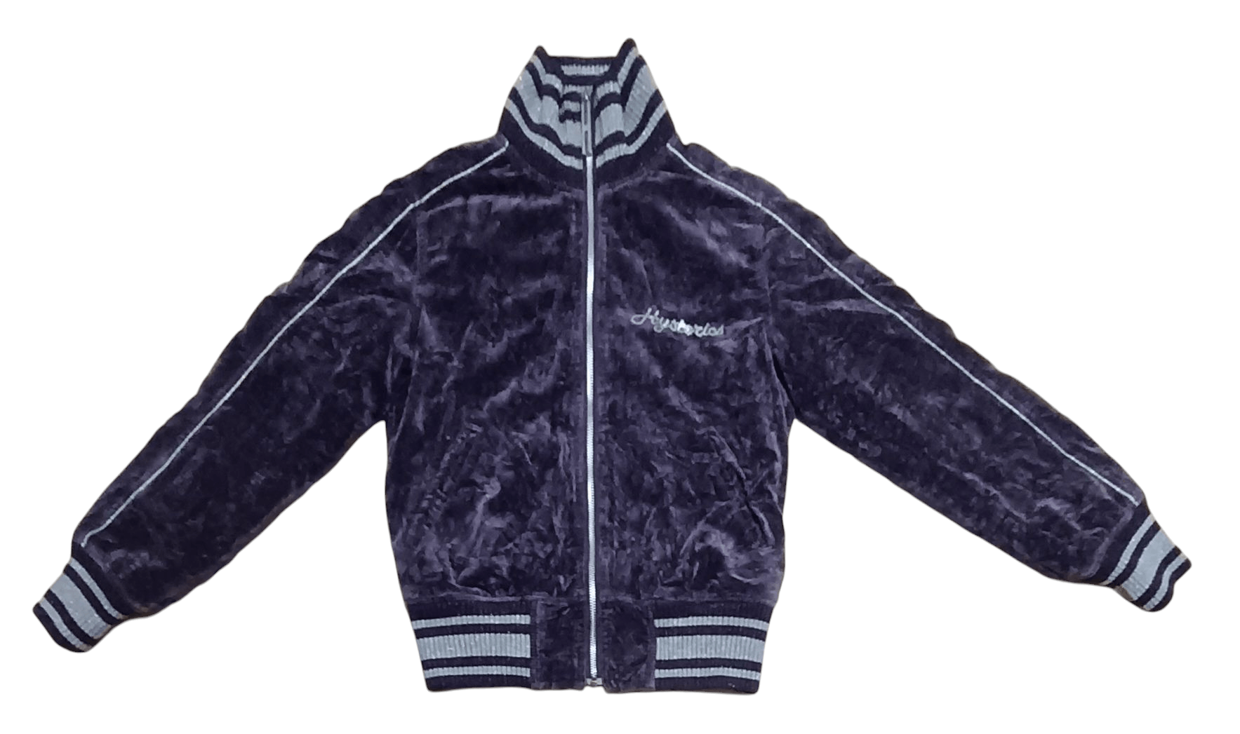 Hysteric Glamour HISTORIC GLAMOUR GIRL EMBROIDERED VELVET VARSITY JACKET Size US M / EU 48-50 / 2 - 1 Thumbnail