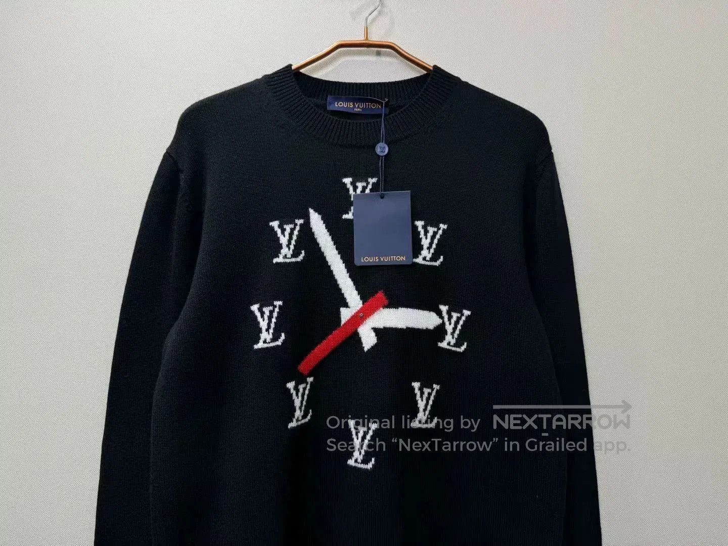 Louis Vuitton Louis Vuitton Clock Letter Sweater. Size US M / EU 48-50 / 2 - 2 Thumbnail
