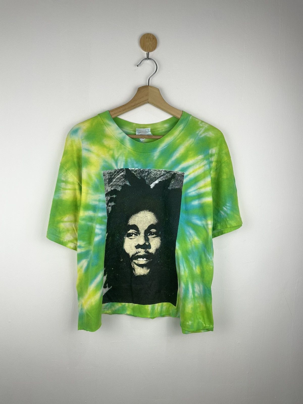 Bob Marley Vintage 90s Bob Marley Photo Crop Top Tee Size US L / EU 52-54 / 3 - 1 Thumbnail