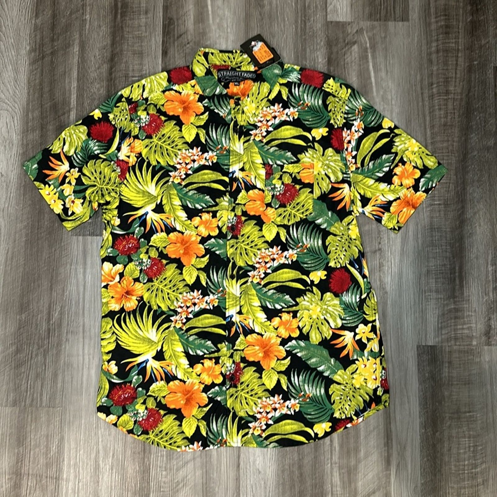 StraightFaded Straight Faded Hawaiian Floral - XL Size US XL / EU 56 / 4 - 2 Thumbnail