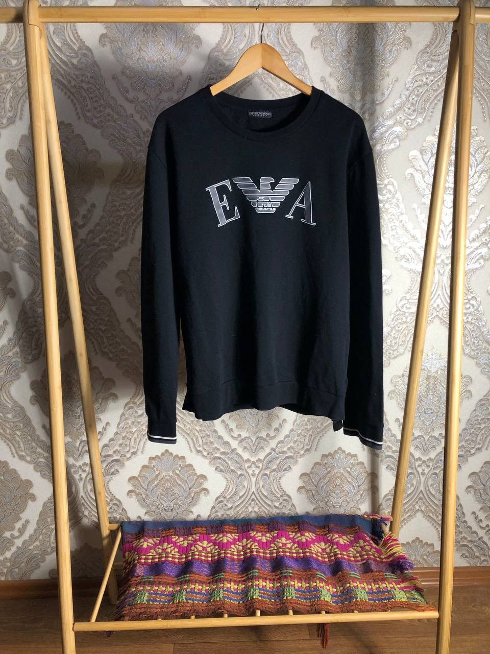 Emporio Armani VINTAGE EMPORIO ARMANI ITALIAN DESIGNER SWEATSHIRT DELUX Y2K Size US XXL / EU 58 / 5 - 2 Thumbnail