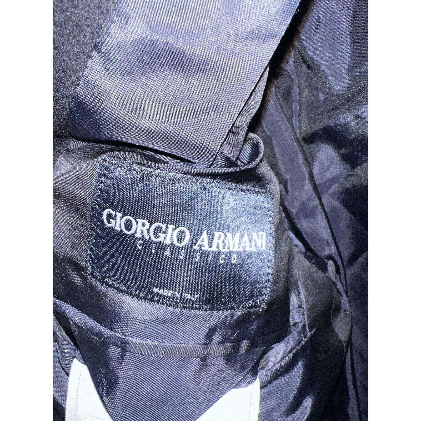 Giorgio Armani Giorgio Armani Classico Men’s Sport Blazer Black 48R Casual Size 48R - 6 Thumbnail
