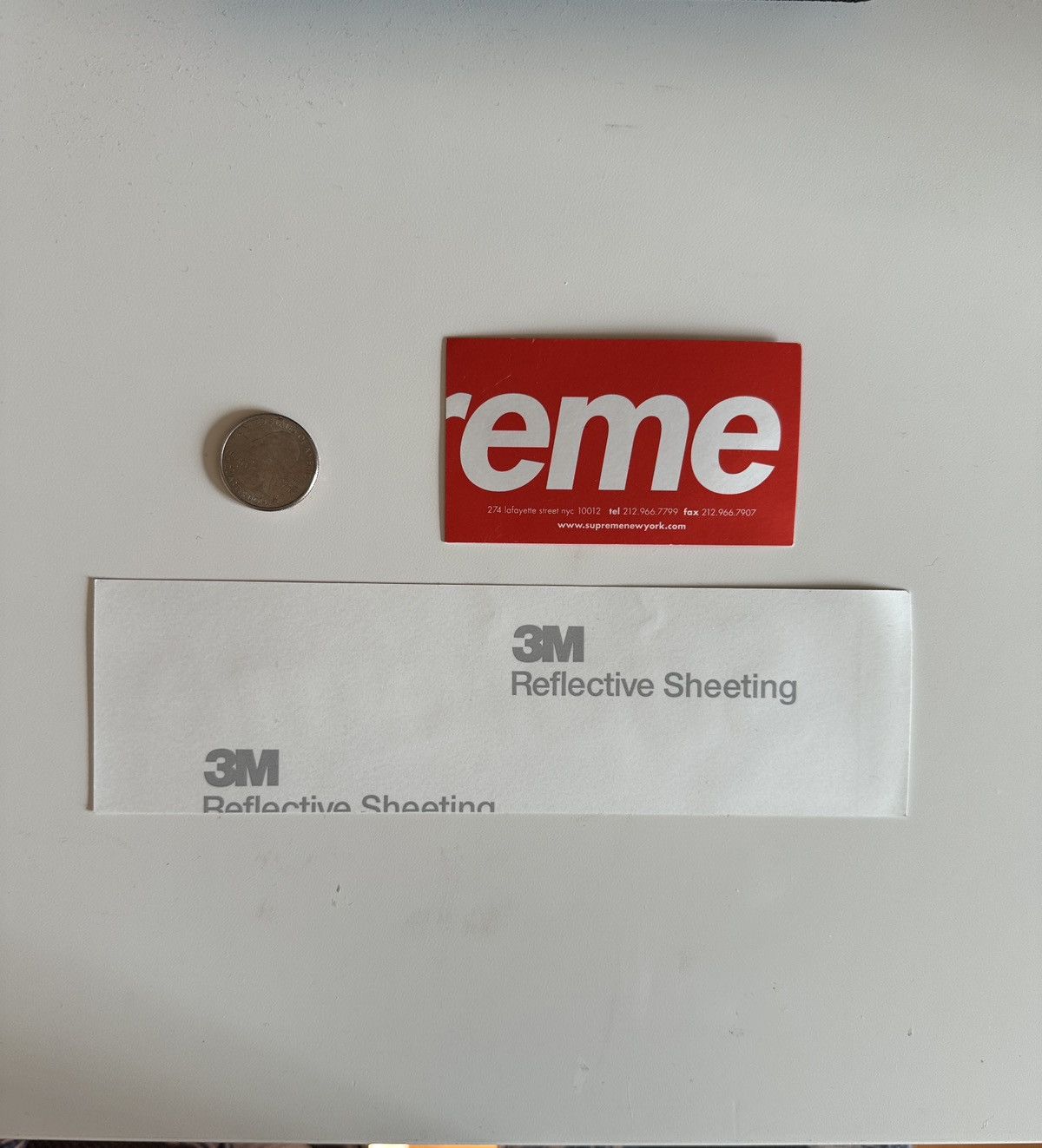 Supreme Supreme 3M Reflective Box Logo Sticker Size ONE SIZE - 3 Thumbnail
