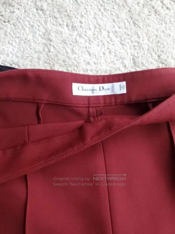 Dior Dior Wine Red Wool Women’s Shorts . Size 23" - 2 Thumbnail