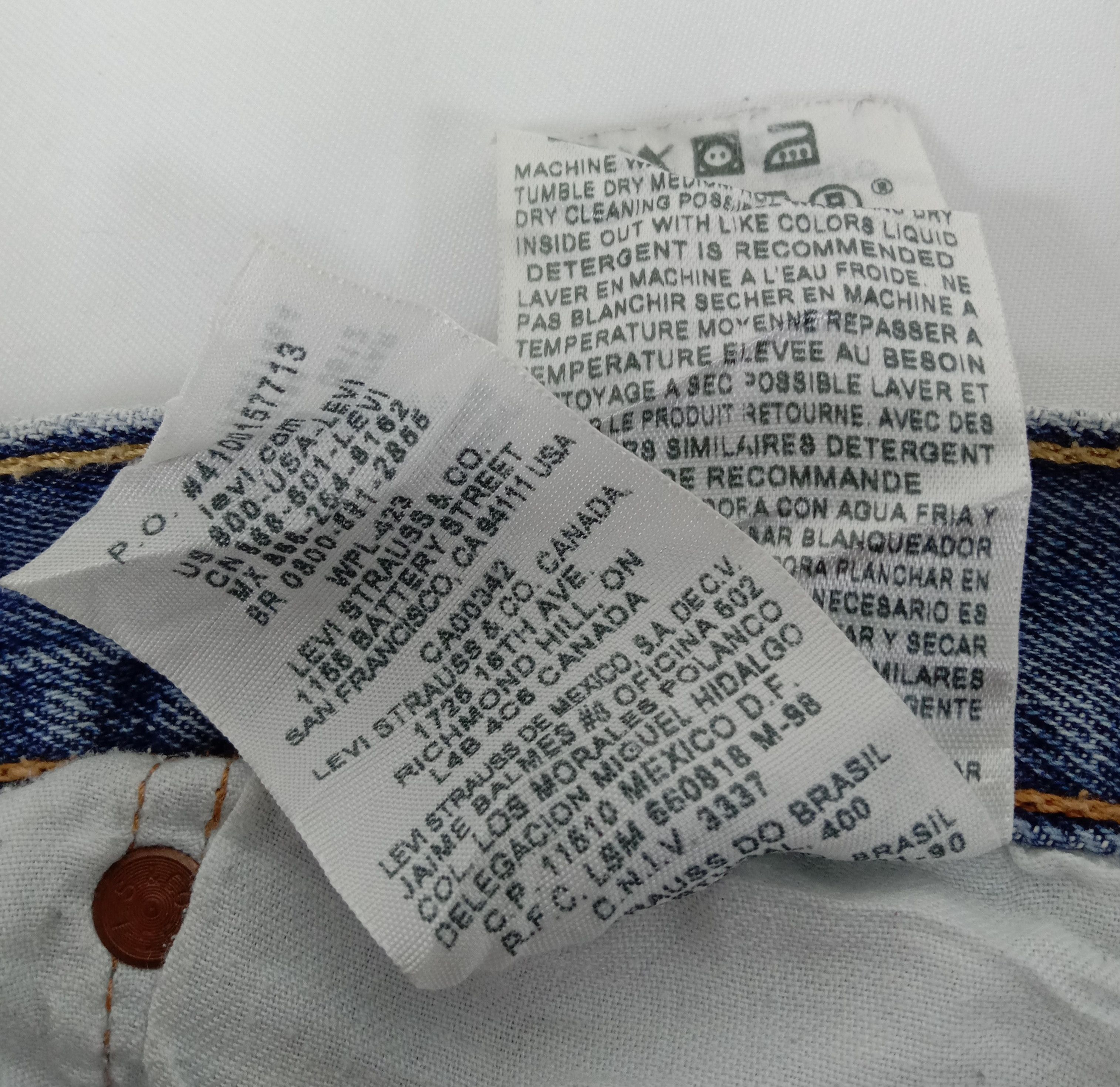 Levi's Vintage Levi's 501 Jeans Blue Wash Button Fly Denim Size US 38 / EU 54 - 14 Thumbnail