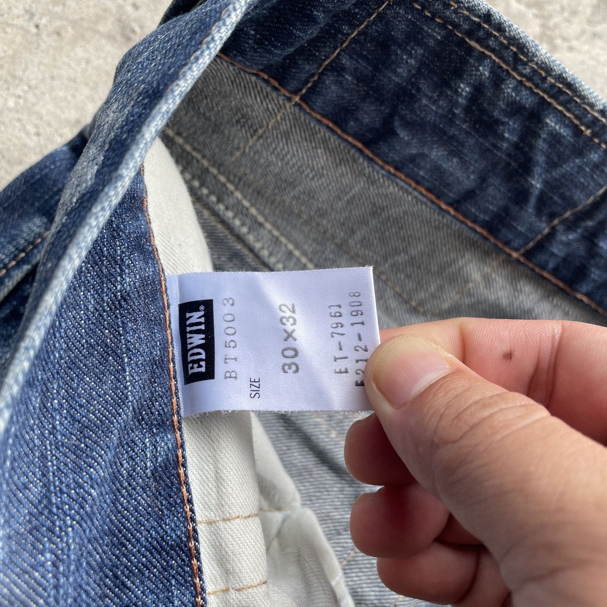 Edwin Vintage Edwin 503 Ripped Faded Distressed Jeans Pants Denim Size US 32 / EU 48 - 8 Thumbnail