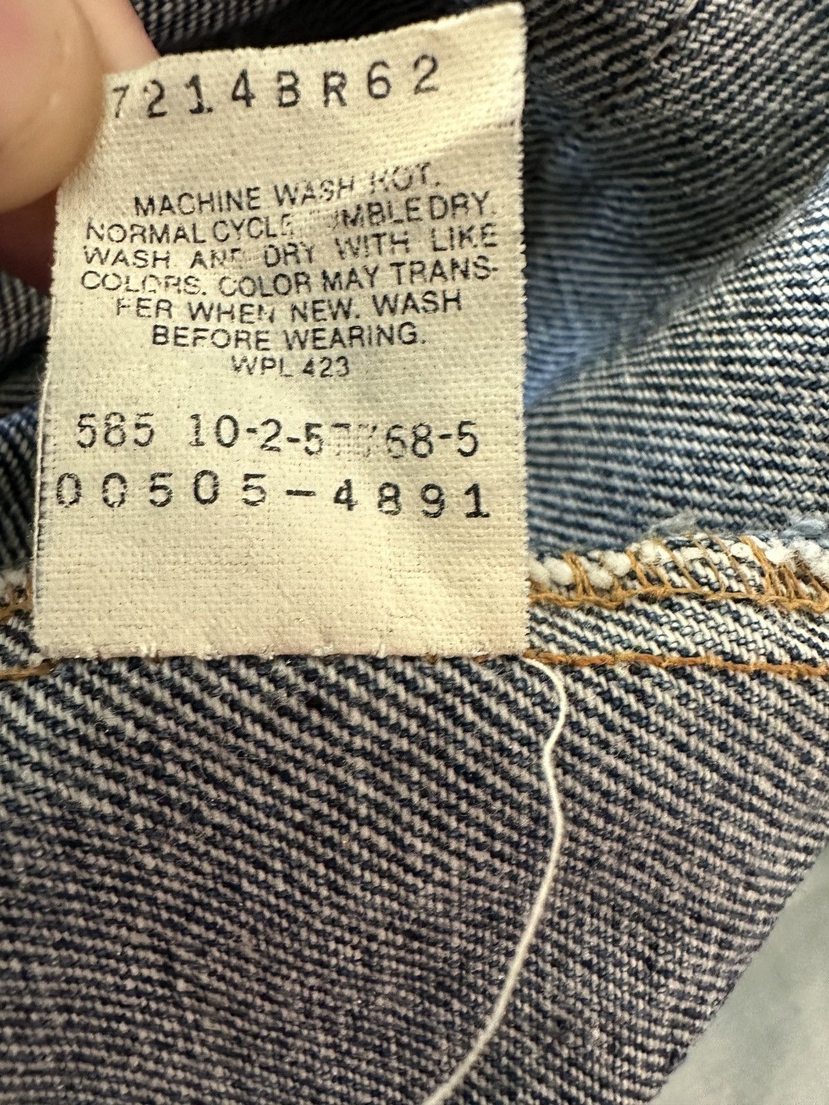 Levi's Vintage Levi’s 505 Made in USA Jeans Size US 34 / EU 50 - 9 Thumbnail