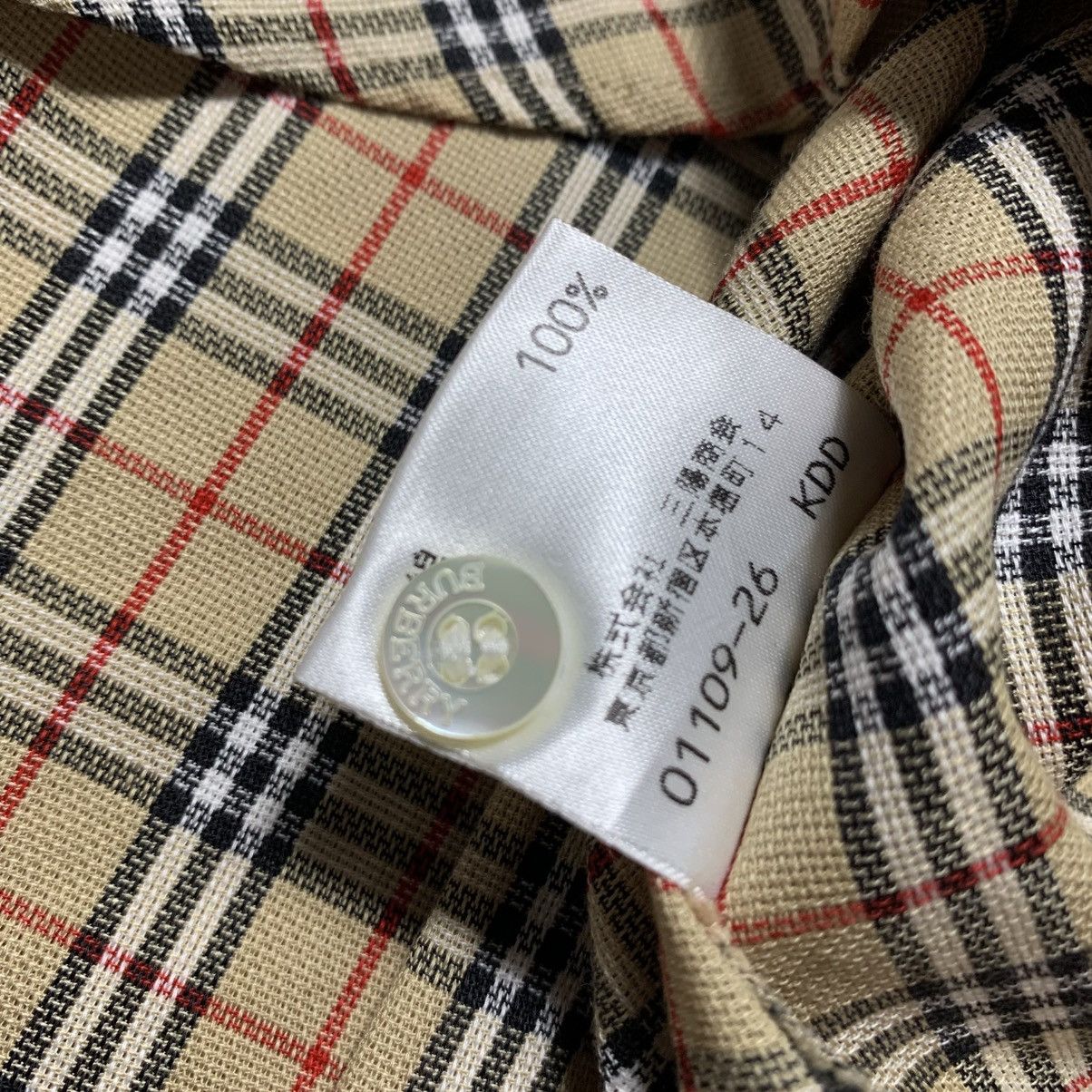 Burberry Burberry Nova Check Beige Button Up Shirt Size XS / US 0-2 / IT 36-38 - 5 Thumbnail