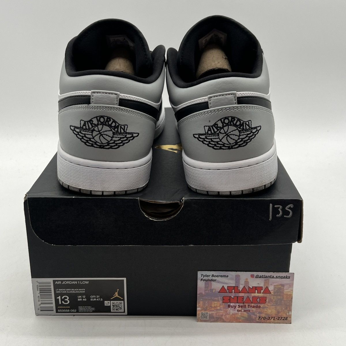 Nike Air Jordan 1 low shadow toe Size US 13 / EU 46 - 3 Thumbnail