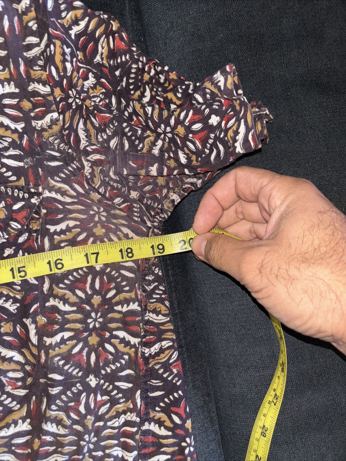 Beams Plus BEAMS PLUS Casual Shirt brown, white, orange aloha pattern Size US S / EU 44-46 / 1 - 5 Thumbnail