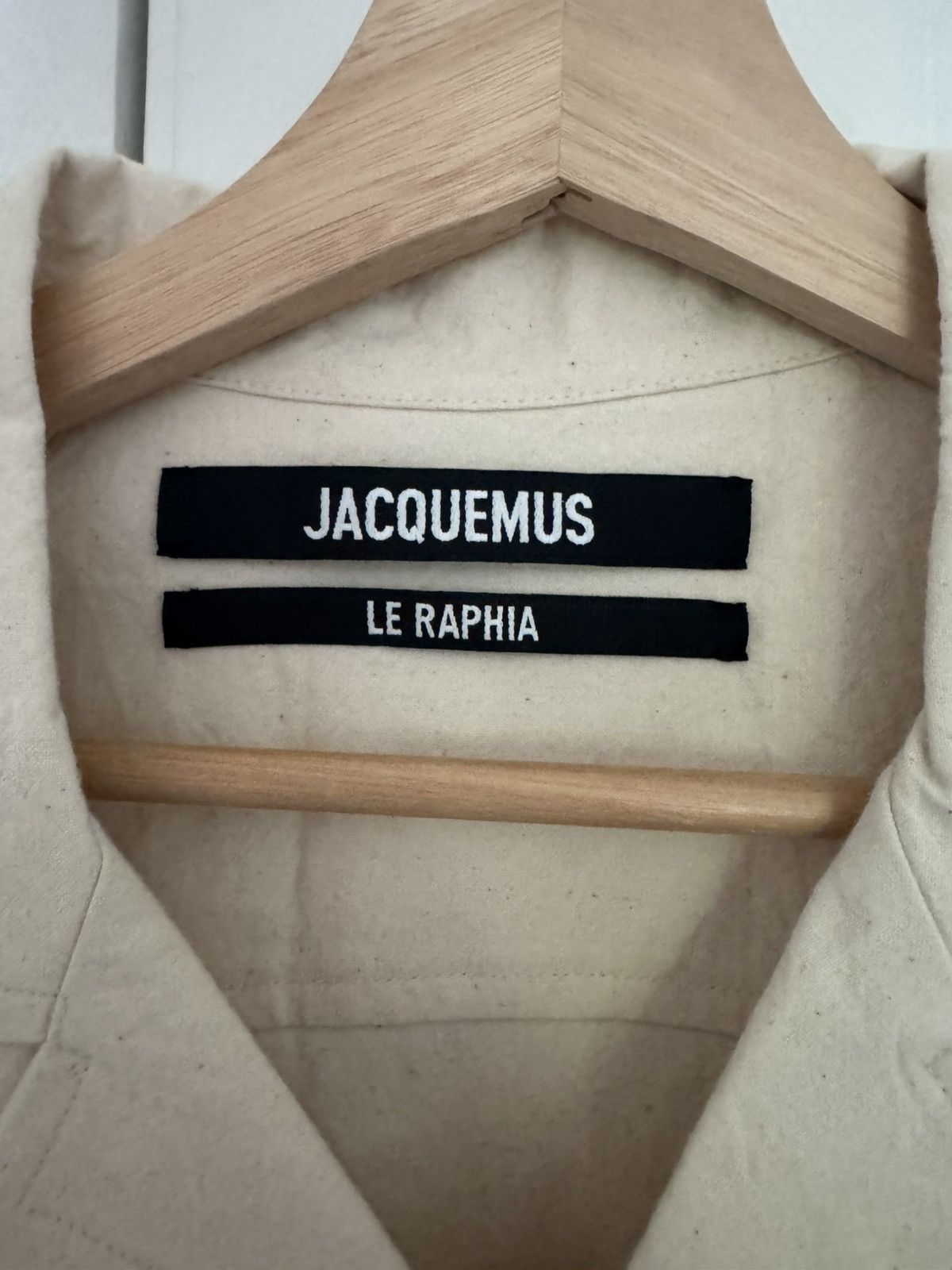Jacquemus JACQUEMUS LE RAPHIA LA CHEMISE CORDAO SHIRT Size US M / EU 48-50 / 2 - 4 Thumbnail