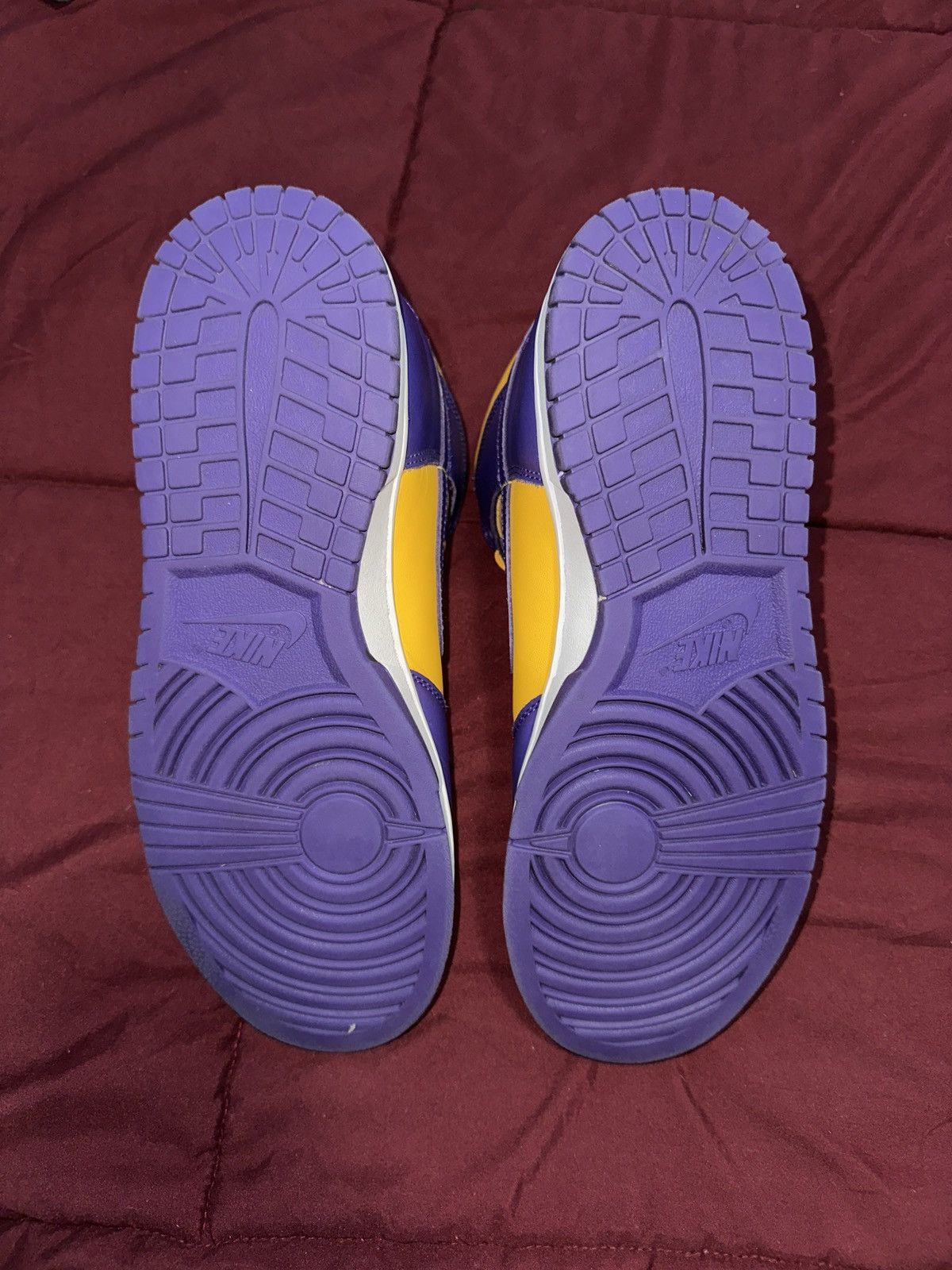 Nike Dunk high lakers Size US 10.5 / EU 43-44 - 5 Thumbnail
