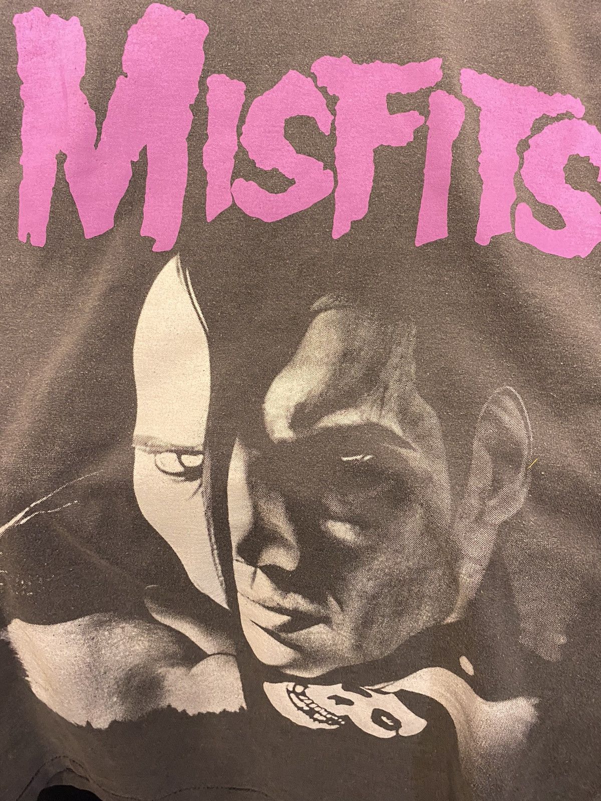 Band Tees × Misfits × Vintage Vintage 90s Faded Misfits Shirt Size US XL / EU 56 / 4 - 3 Thumbnail