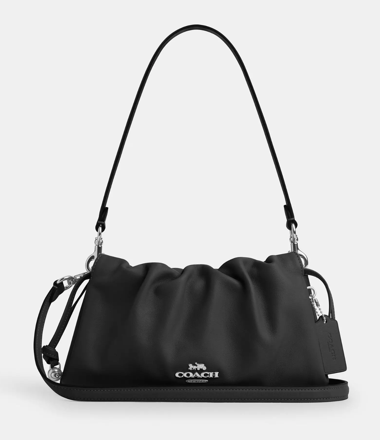 Coach NWT Coach Faye Shoulder Bag With Ruching CV529 Size ONE SIZE - 7 Thumbnail