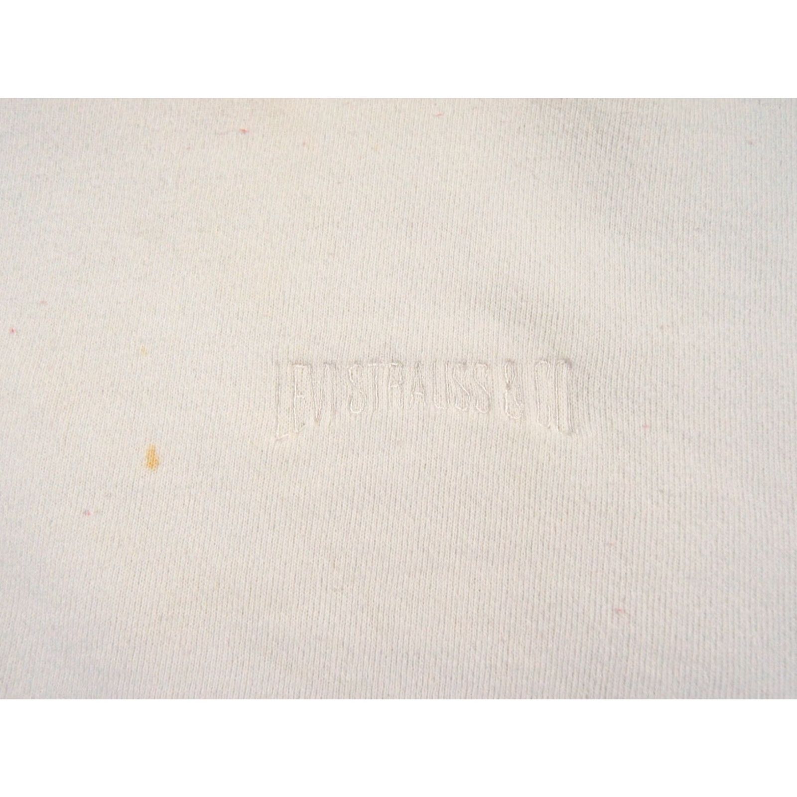 Levi's VINTAGE Levi's Sweatshirt Mens Crew Neck M Ivory Logo Embroidered 90s Outdoor Size US M / EU 48-50 / 2 - 3 Thumbnail