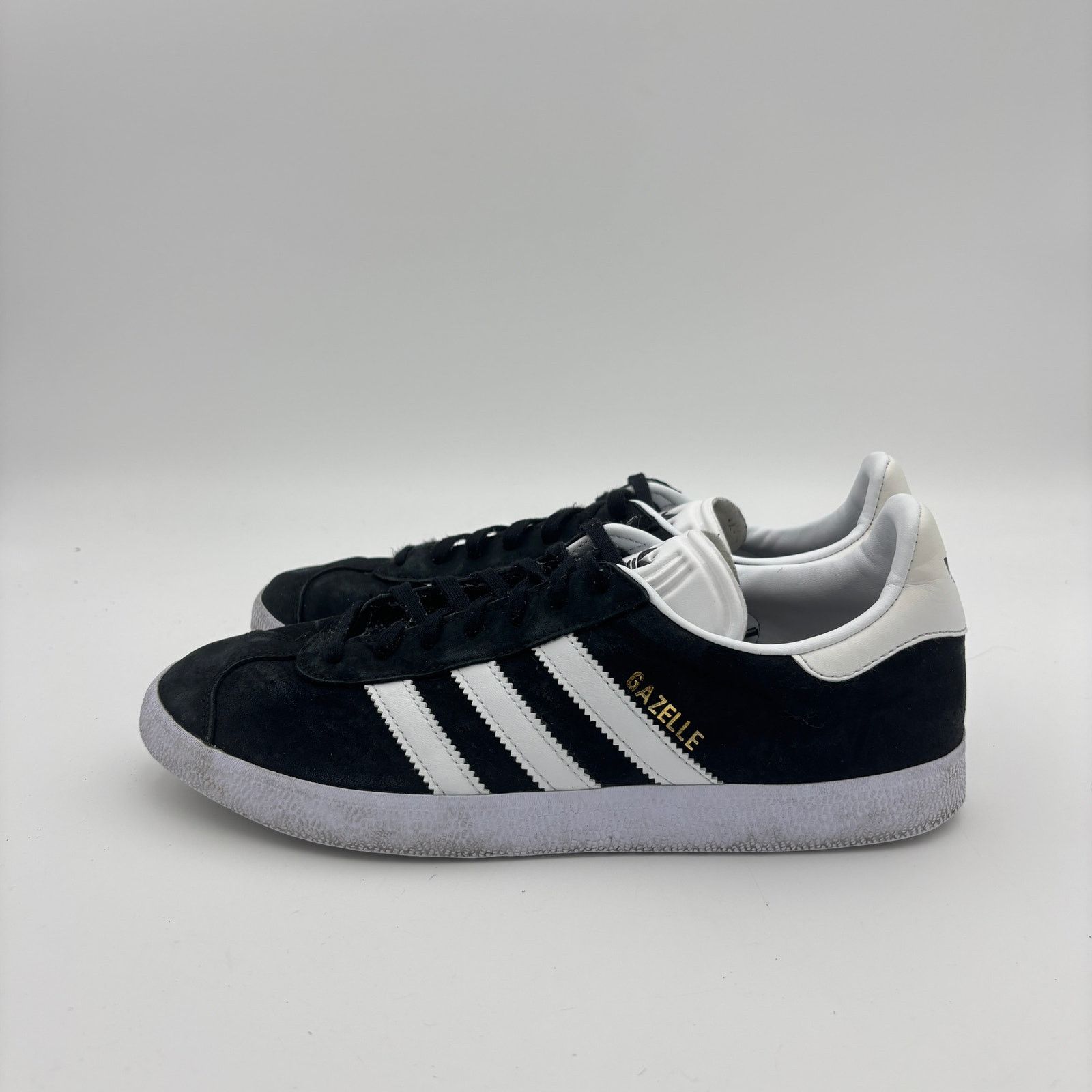 Adidas Adidas Gazelle Core Black Cloud White Suede Sneakers M's 8.5 Size US 8.5 / EU 41-42 - 5 Thumbnail