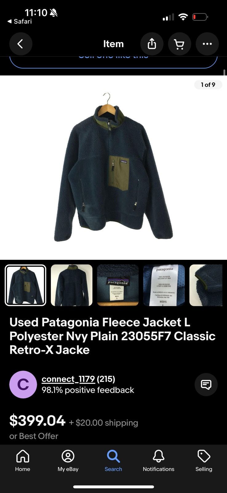 Patagonia Vintage RARE 2000s Patagonia Retro X Fleece Jacket L 23055F7 Size US L / EU 52-54 / 3 - 4 Thumbnail