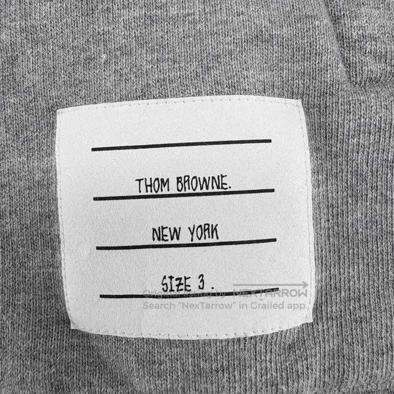 Thom Browne Thom Browne Gray zippered hoodie Size US L / EU 52-54 / 3 - 7 Thumbnail