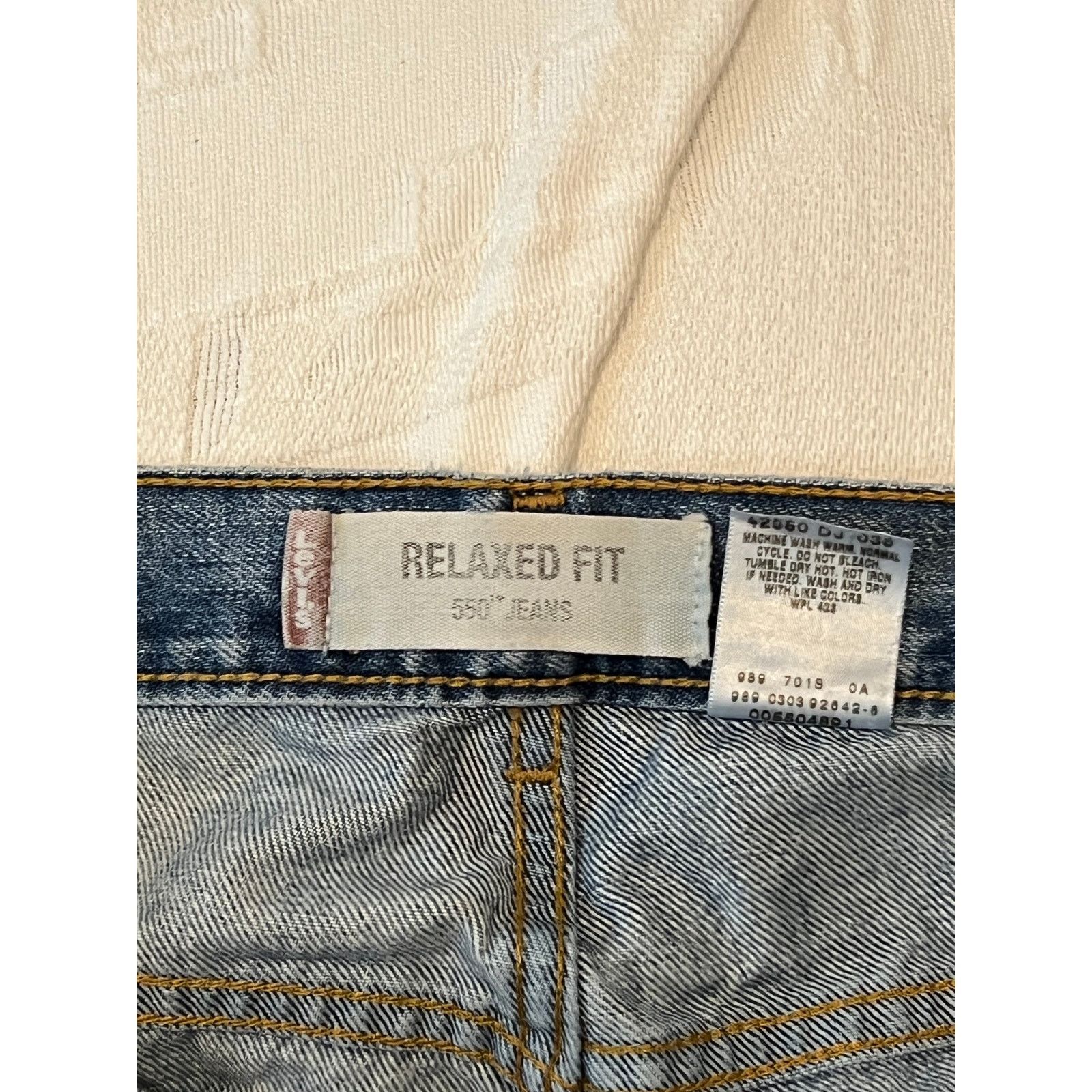 Levi's Levi's 550 Relaxed Fit Tapered Leg Jeans 38x30 Size US 38 / EU 54 - 3 Thumbnail