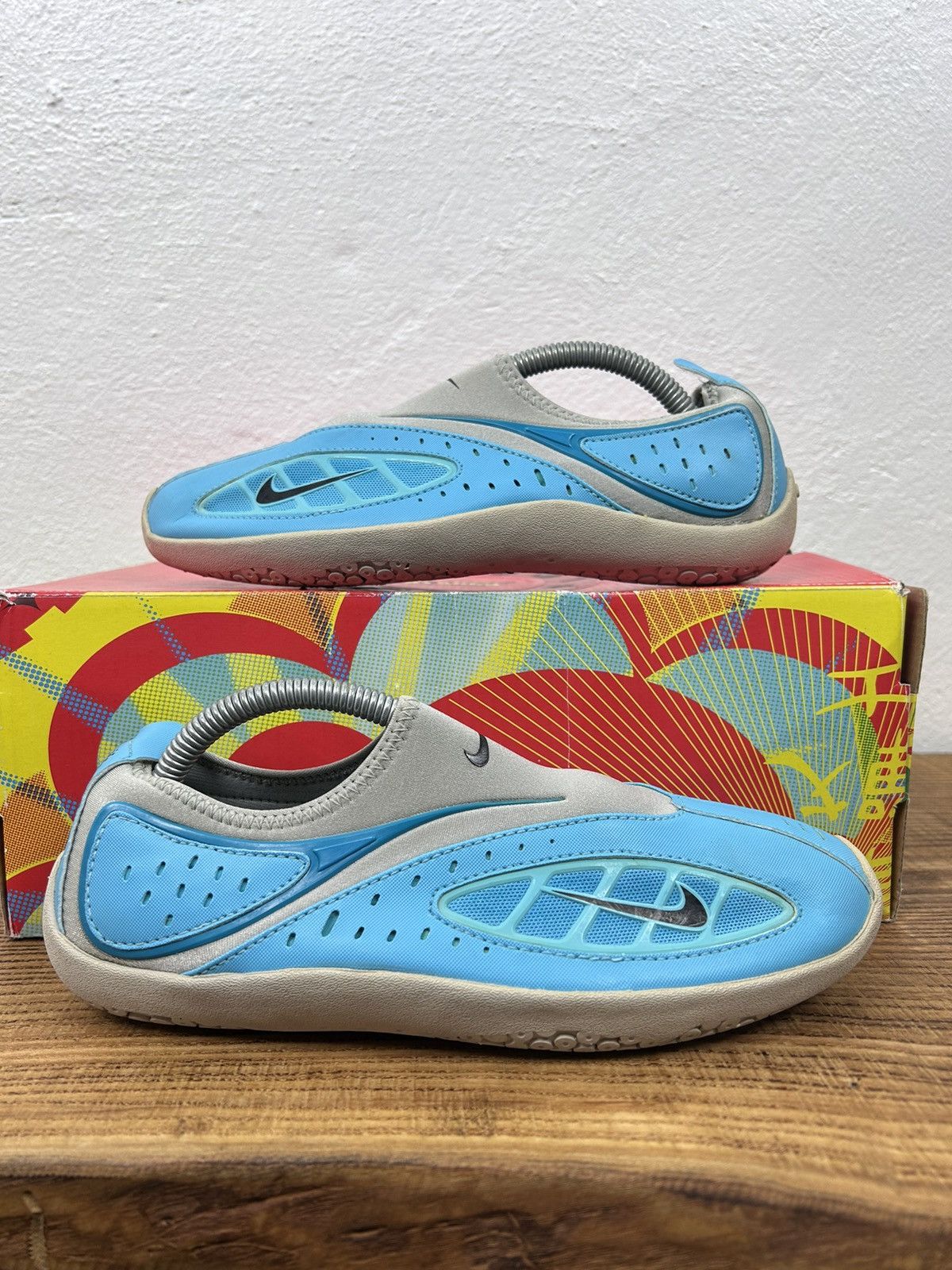 Nike × Nike ACG × Vintage Vintage Nike ACG Amphibious Trac Aqua Socks Swimming Shoes Size US 7 / IT 37 - 1 Thumbnail