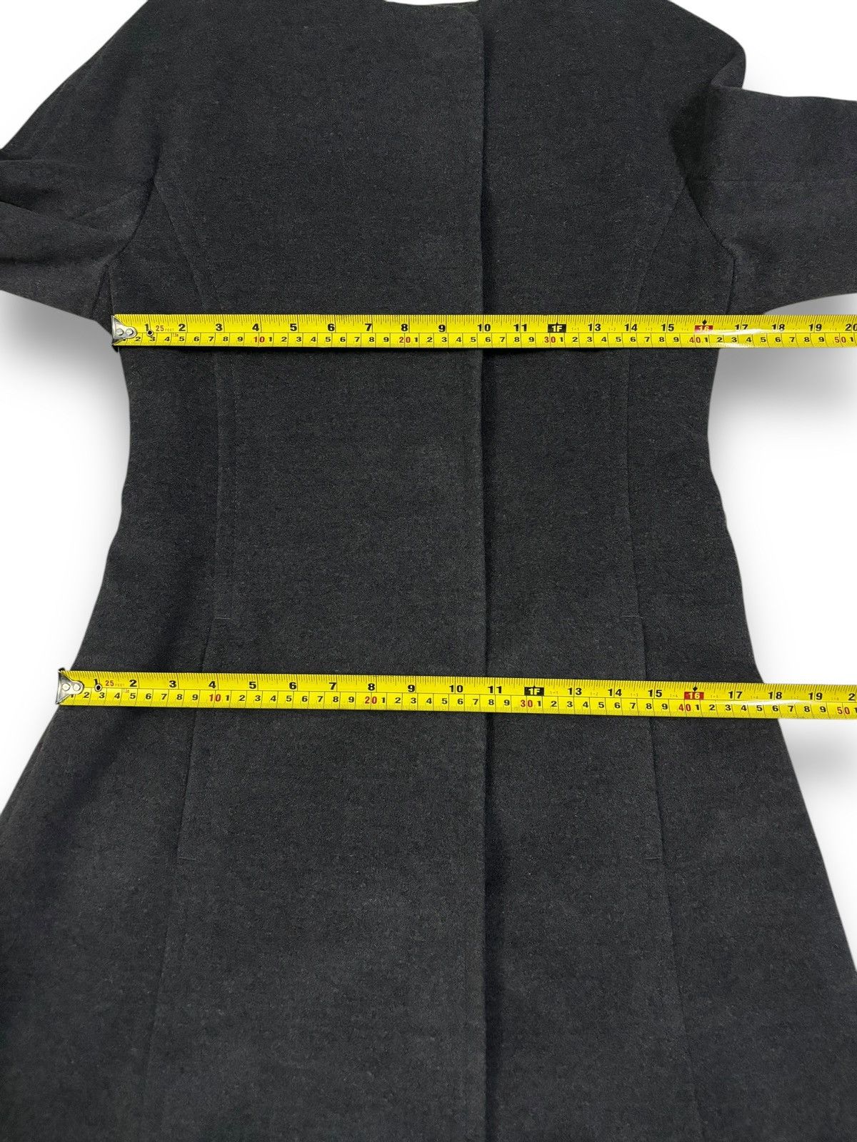 Hiroko Koshino Homme Hiroko BIS Wool Blend Overcoat by Designer Hiroko Koshino Size M / US 6-8 / IT 42-44 - 16 Thumbnail