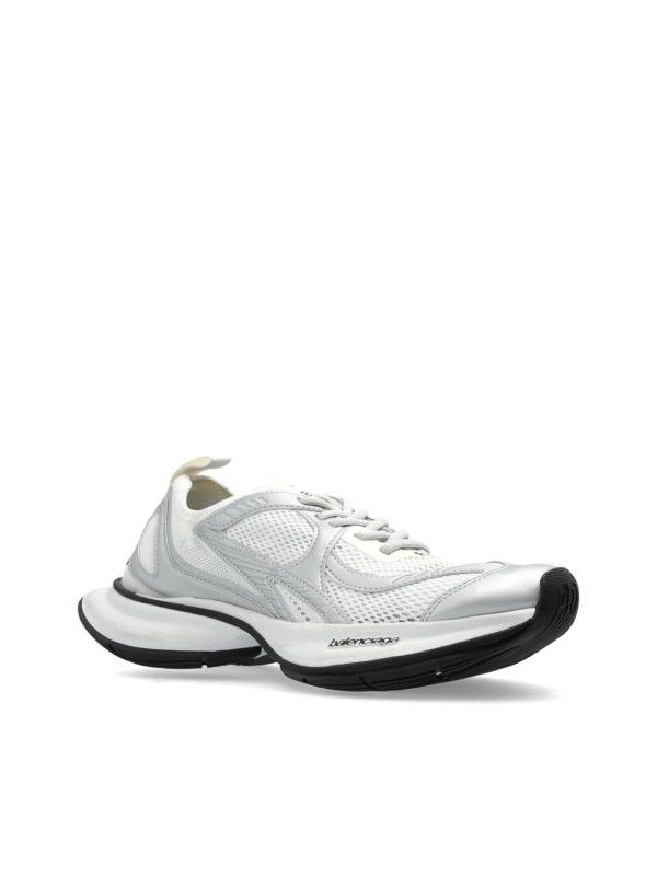 Balenciaga o1la1rc1a0226 Circuit Sneakers In White/Silver Size US 6 / IT 36 - 3 Thumbnail