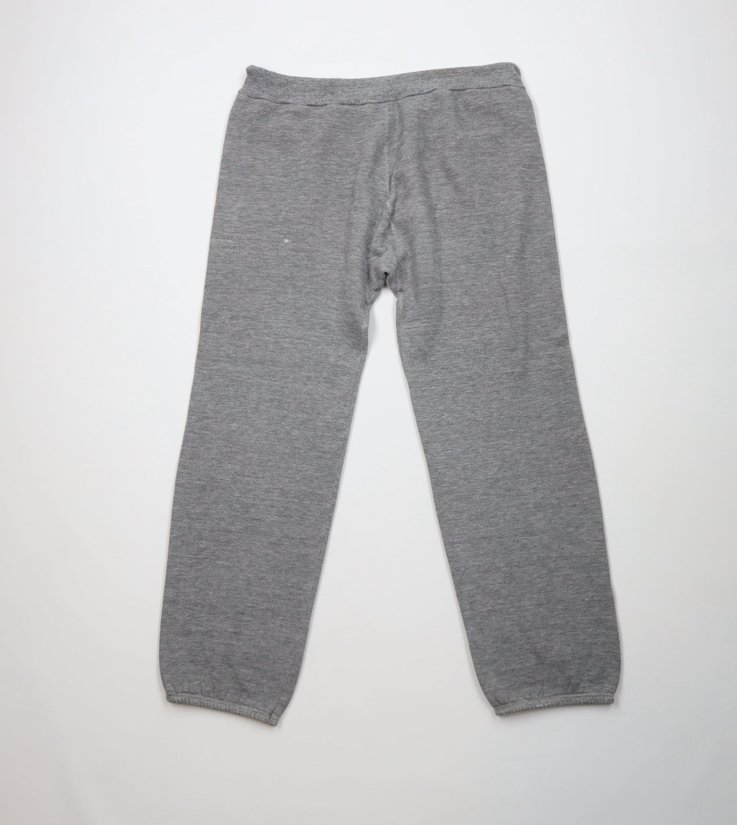 Vintage Vintage 70s Streetwear Triblend Sweatpants Heather Gray USA Size US 36 / EU 52 - 10 Thumbnail