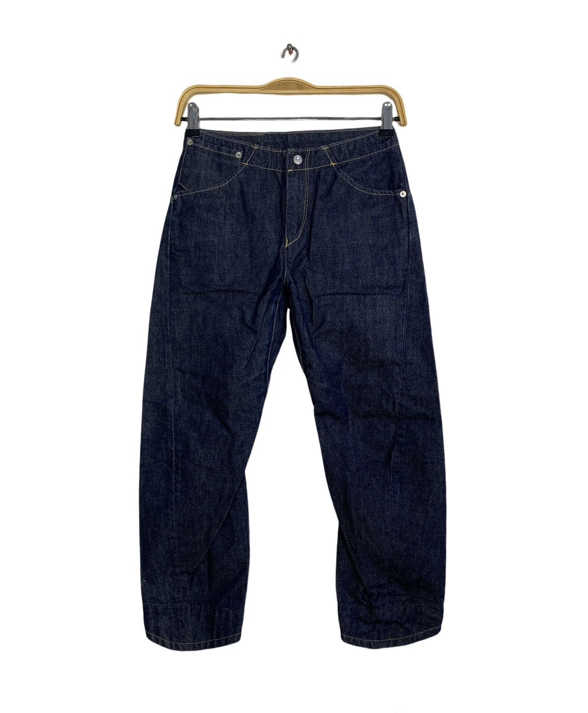 Levi's Hype Levis Engineered High Waisted Twisted Leg Indigo Denim Size 26" / US 2 / IT 38 - 2 Thumbnail