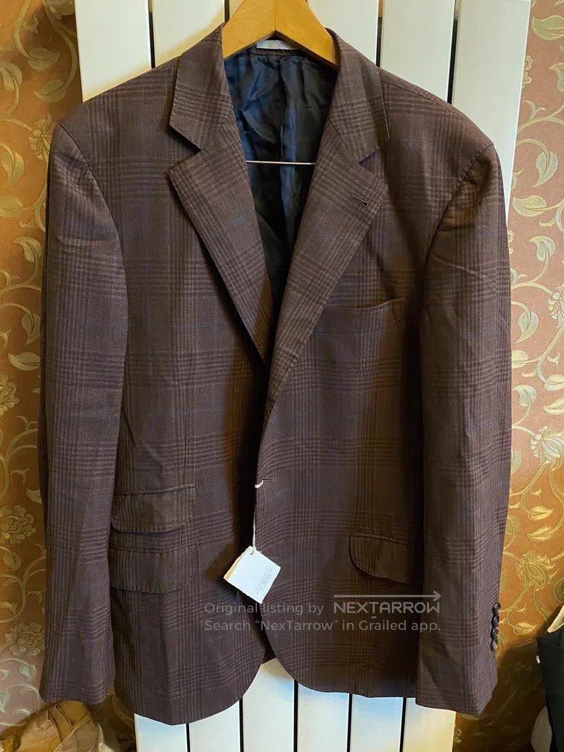 Brunello Cucinelli Brunello Cucinelli Suit jacket, pure wool fabric Size 50L - 1 Thumbnail
