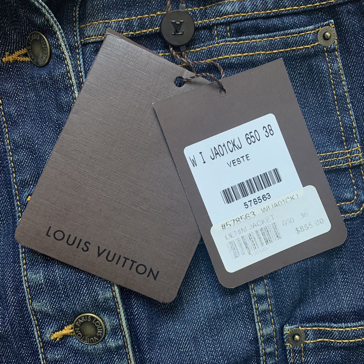 Louis Vuitton × Marc Jacobs SS2006 Cargo Dark Wash Denim Jacket Size M / US 6-8 / IT 42-44 - 13 Thumbnail