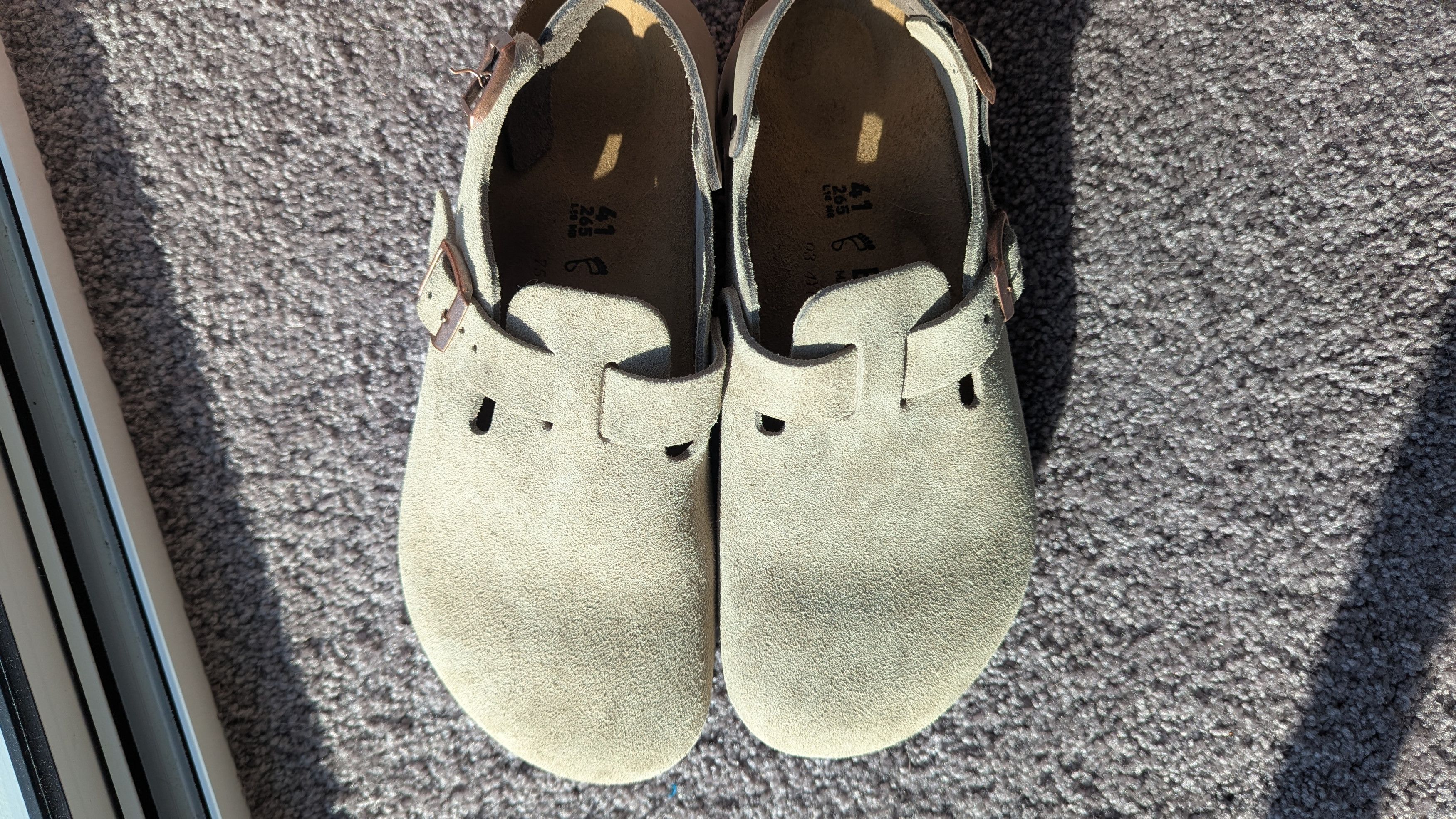 Birkenstock Tokio - Suede Leather Size US 8 / EU 41 - 5 Thumbnail