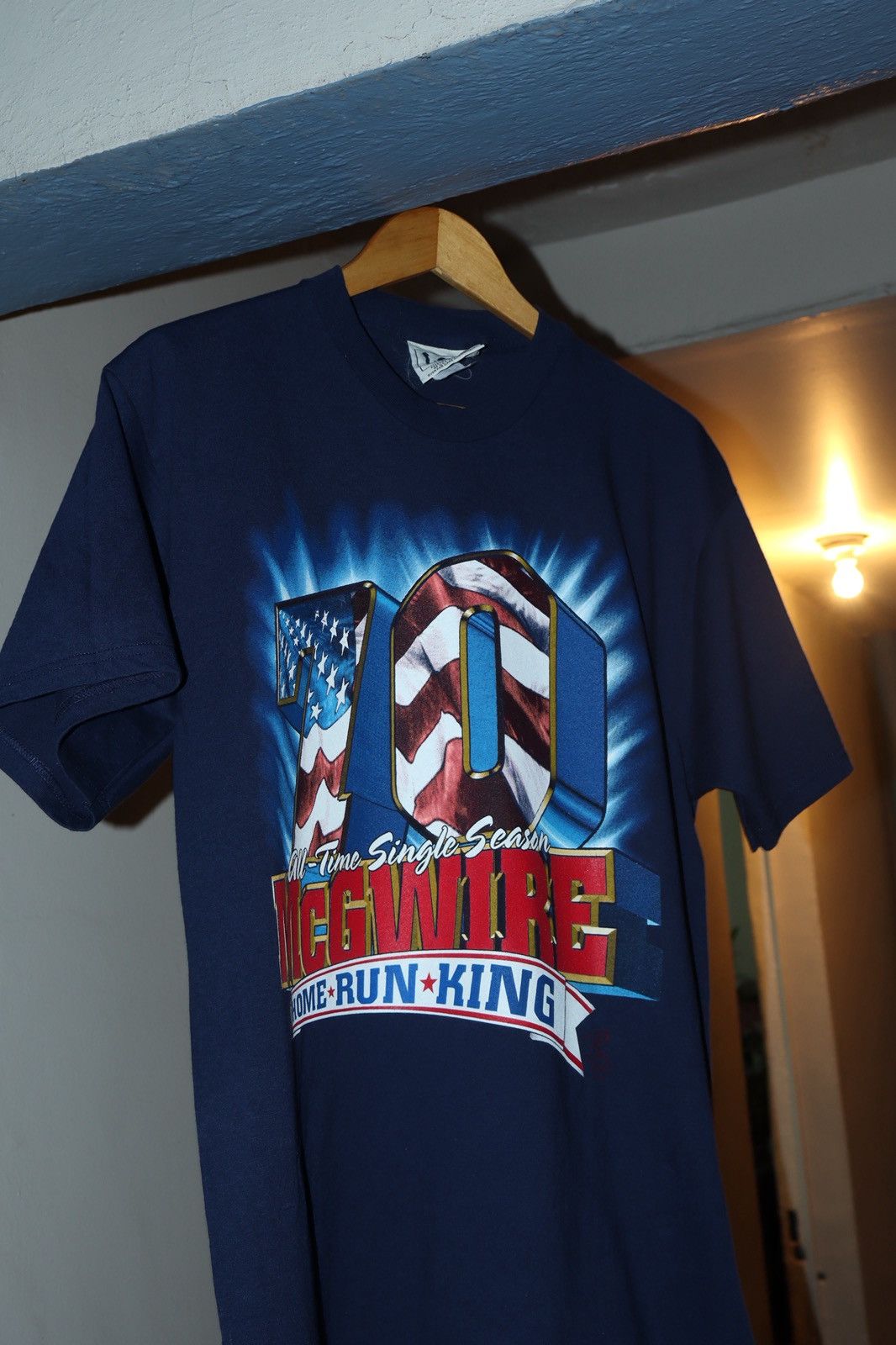 MLB × Vintage Vintage 90’s Mark McGuire home run king tee Size US M / EU 48-50 / 2 - 3 Thumbnail