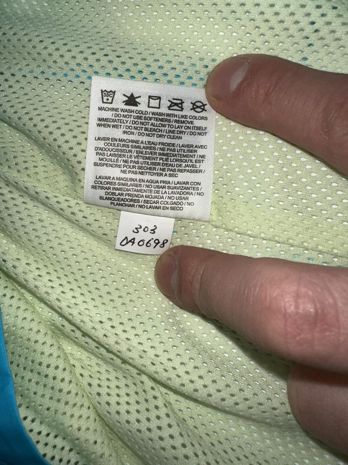 Nike Nike Sportswear Boy's Windrunner Full Zip Chlorine Blue Hooded Jacket Sample Size US M / EU 48-50 / 2 - 9 Thumbnail