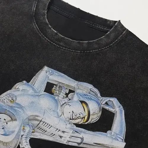 Japanese Brand × Vintage Goth Robot Vintage Design Graphic T-Shirt Size US L / EU 52-54 / 3 - 2 Thumbnail