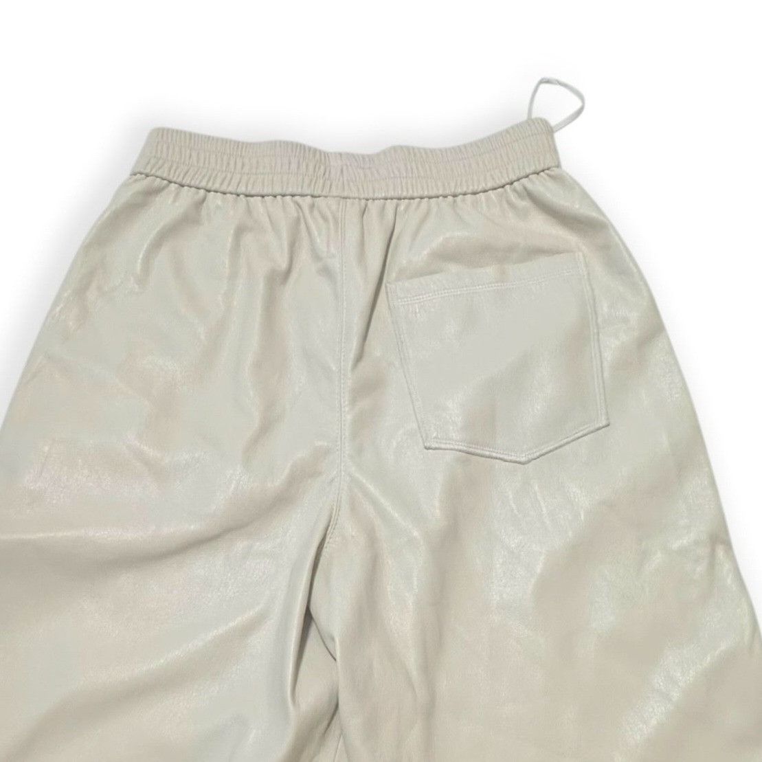 Nanushka Nanushka Yolie Vegan Leather Long Shorts – Off White Size S Size 24" / US 00 / IT 34 - 7 Thumbnail