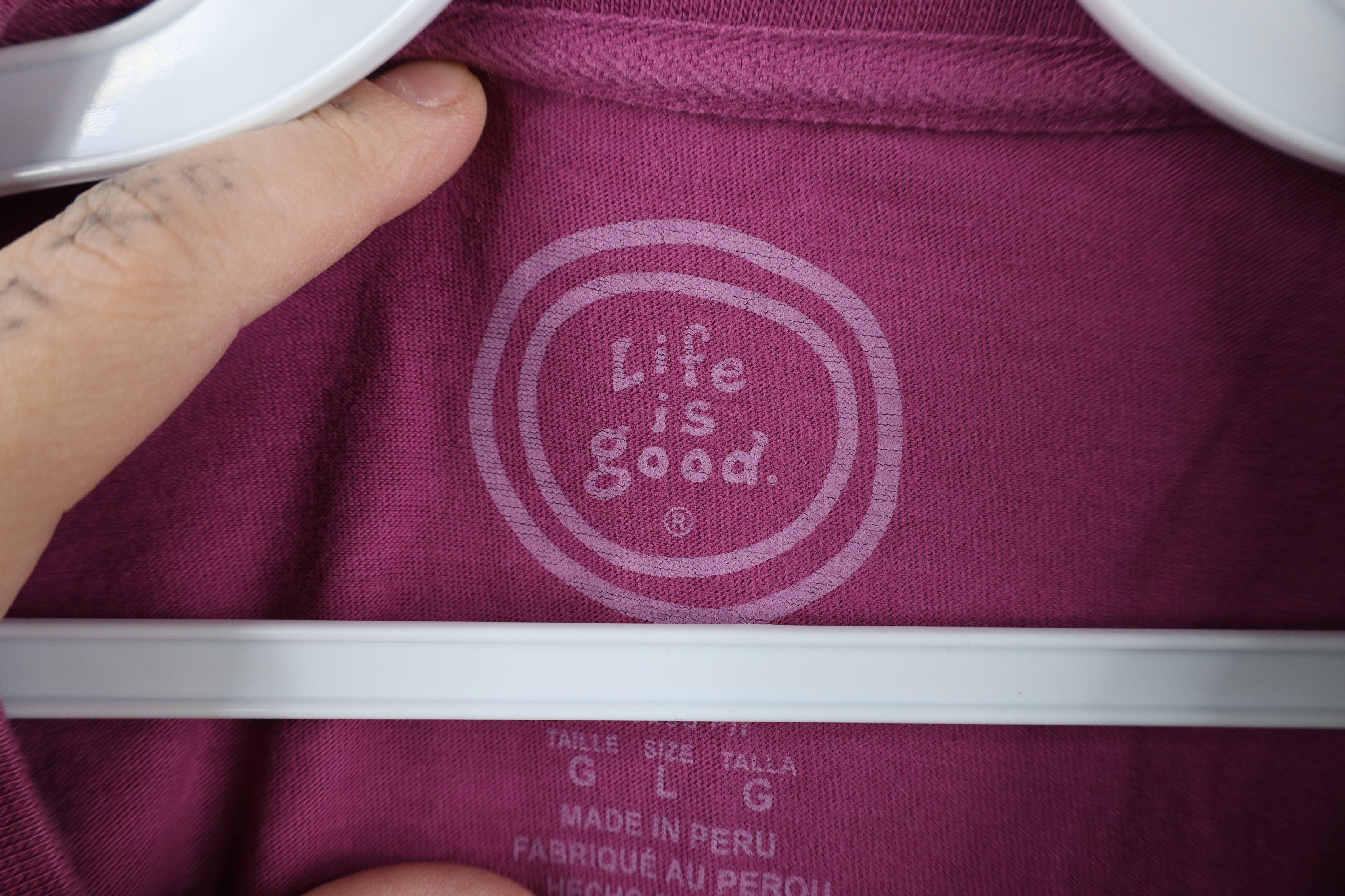 Life is Good × Vintage Life Is Good Fit Christmas Lights Heart Long Sleeve T-Shirt Size L / US 10 / IT 46 - 7 Thumbnail